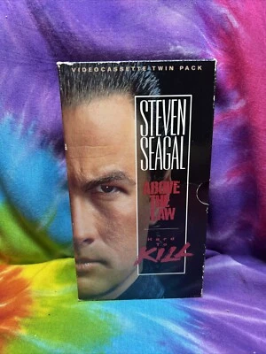 Steven Segal Twin Pack VHS Hard To Die Above the Law Pam Grier - Image 1 of 4