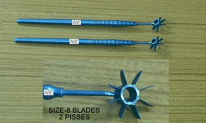 Titanium 8 blades Radial Marker Optical zone Semi Sharp Marking Blade 2 Pcs ebay - Picture 1 of 8