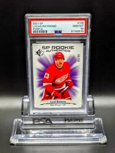 Lucas Raymond 2021-22 UD SP Authentic Rookie Purple #132 Gem PSA 10 #03/99 - Picture 1 of 9