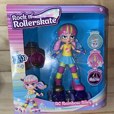 JAKKS Rock N Rollerskate Rainbow Riley Light Up Doll