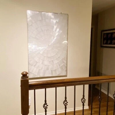 36"x24" Selenite Wall Panel, Selenite Tiles, Selenite wall decor, Selenite table - Image 1 of 3