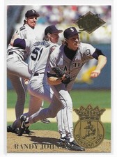 1994 Ultra STRIKEOUT KINGS Randy Johnson Seattle Mariners 1 of 5 1:7 S2 packs