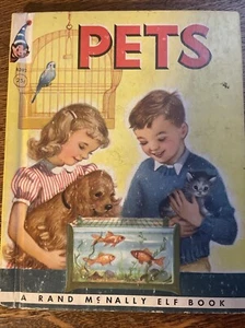 PETS Rand McNally Tip-Top Elf livre par Anna Ratzesberg vintage 1954 - Photo 1/15