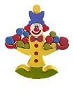 Coo Coo the Rocking Clown Game Wooden Preschool Dexterity Balance Incomplete