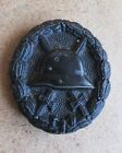 Antique 1918 World War I Black German Wound Badge, National Socialist Germany