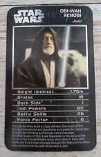 Obi-Wan Kenobi Star Wars Episodes IV-VI 2004 Top Trumps Specials Single Card 