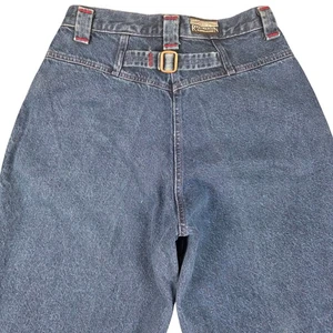 Vintage Rocky Mountain Rockies Blue High Waist Denim Jeans Gr. 32/13 USA Western - Bild 1 von 22