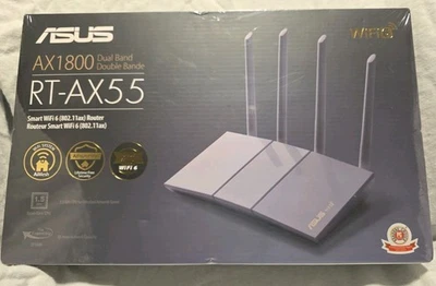 ASUS AX1800 WiFi 6 Router (RT-AX55) - Dual Band Gigabit Router  - Image 1 of 3