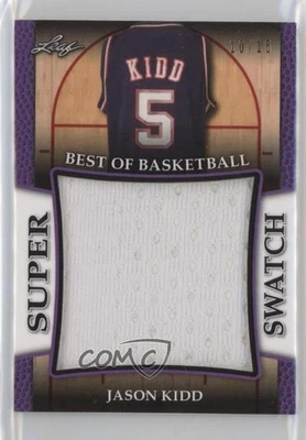 2016 Leaf Best of Basketball Unopened Edition Super Swatch Purple /15 Jason Kidd - Image 1 of 2