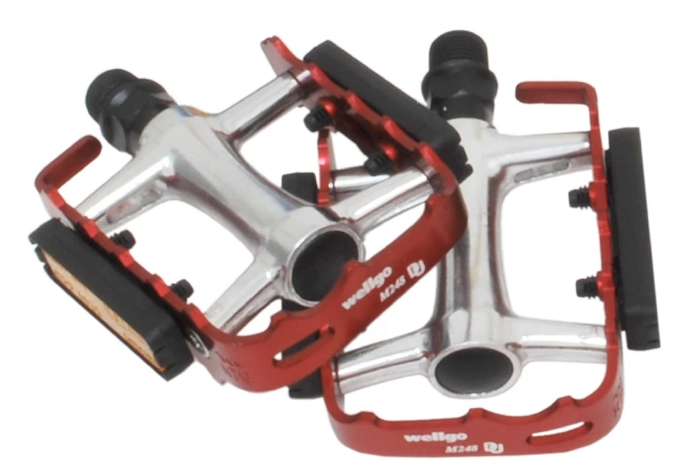WELLGO M248DU aluminum cage pedal red - Image 1 of 1