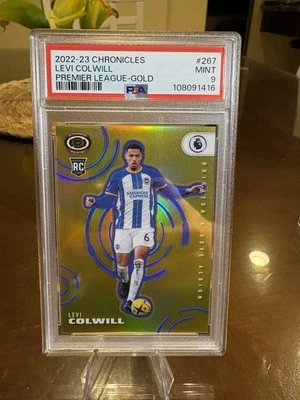 2022 Chronicles Premier League Gold 9/10 Levi Colwill #267 Rookie RC - Image 1 of 2