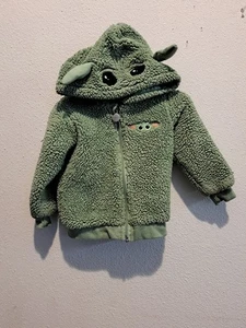 Star Wars Baby Yoda Hoodie Jacket Unisex Toddler Size 2T - Picture 1 of 7