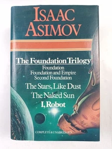 THE FOUNDATION TRILOGY, I ROBOT. ISAAC ASIMOV. OMNIBUS HC/DJ HEINEMANN 1989 GOOD - Photo 1/7