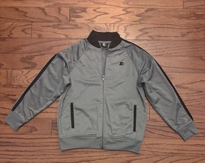 Boys Great With Black Starter Zip Up Track Jacket Size Medium - Picture 1 of 3