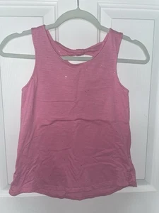 SO Cutest Tank Girls Sparkly Pink Tank Top Size 10 - Picture 1 of 5