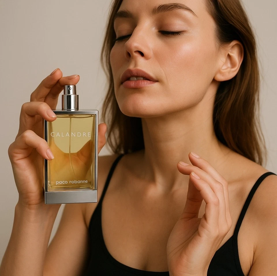 Paco Rabanne Calandre Feminino Eau de Toilette Spray 3,4 oz 100ml Feito na Espanha Antigo - Imagem 1 de 4