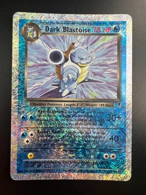 Dark Blastoise - 4/110 - Pokemon Legendary Collection Holograma Inverso Carta Rara LP Foto 1 de 3