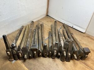 Outillage outils de Forge OLD TOOL XIXe HAMMER 16 anciens marteaux Forgeron N°0
