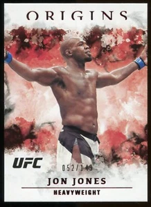 Jon Jones 2021 Panini UFC Chronicles Origins #33 Red Parallel 52/149 - Bild 1 von 1