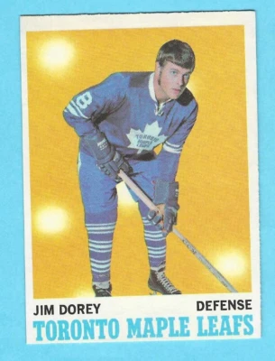 1970-71 OPC 106 Jim Dorey Toronto Maple Leafs! MINT! *SET BREAK* - Image 1 of 2
