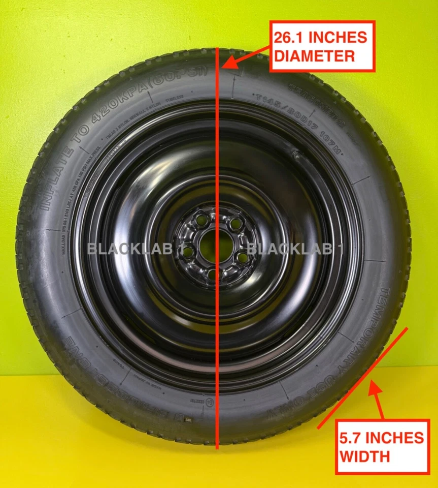 NEUMÁTICO DE REPUESTO 17" SE ADAPTA A: 2019-2024 SUBARU FORESTER Foto 1 de 2