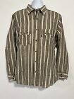 Vintage 70S Levis Shirt Large Pearl Snap Striped Western Exclusive Ls Black Tab