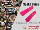 Wheel Spoke Protectors Pink 18" 21" fits Suzuki RMX450Z L2 12
