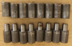 Sidco Supply 8 PCS - 2” Weldable Barrel Hinges – 2 Inch x 5/8 Inch – Heavy Duty. - Picture 1 of 4