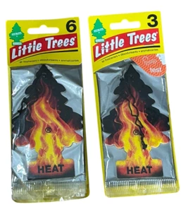 9 Little Trees Car Air Fresheners - HEAT - (6 Pack + 3 Pack) - Picture 1 of 7