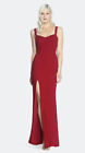 Dress The Population Estella Crepe Trumpet Gown In Red Size Xs Retail $264