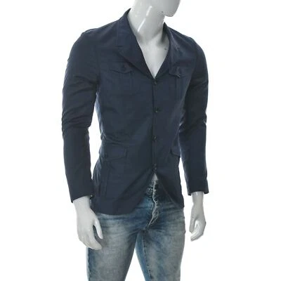 Blazer Tiger of Sweden Limonta Para Hombre Cuatro Botones Multi Bolsillo Barrett 3 Azul 50 Foto 1 de 4