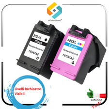 2X Cartuccia per HP 302XL Nero e Colore OfficeJet 3800 Series OfficeJet 3830
