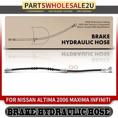 Manguera hidráulica freno conductor delantero izquierdo para Nissan Altima Máxima INFINITI I30 I35 Foto 1 de 4