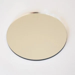 Circle Coloured Mirror Acrylic Shatter Resistant Round Circular frameless decor - Picture 1 of 17