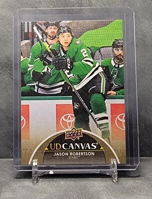 Jason Robertson 2021-22 Series 2 UD Canvas #C147 Dallas Stars SP - Image 1 of 2