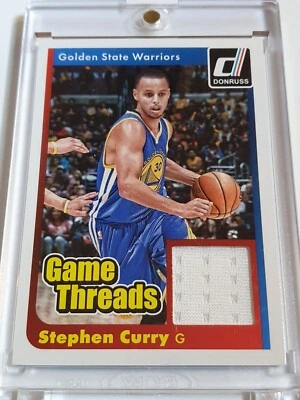 2014 Panini Donruss Stephen Curry #PATCH Game Worn Jersey - Ready to Grade - Image 1 of 3