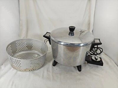 Forno holandês vintage Presto 5 qt fritadeira elétrica modelo #KB05 - Imagem 1 de 4