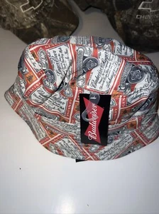 Nuevo con etiquetas Adulto Licencia Oficial Budweiser Cerveza Cubo Sombrero Talla S/M - Imagen 1 de 4