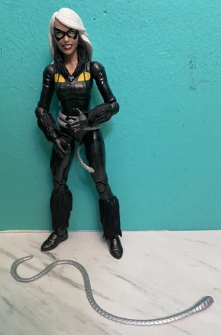 Marvel Legends Black Cat Kingpin BAF Wave 6" Action Figure Loose Cover