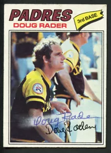 Doug Rader #9 signed autograph auto 1977 Topps Baseball Trading Card - Picture 1 of 1