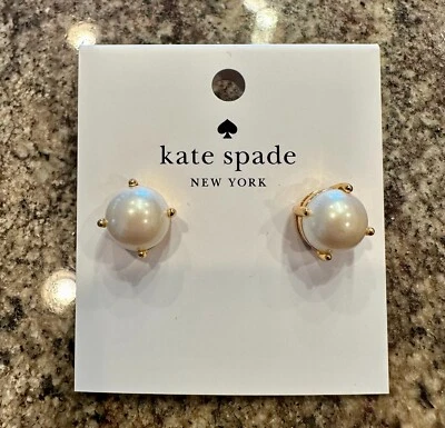 Pendientes Kate Spade New York Gum Gota Perla Nuevo con Etiquetas Foto 1 de 4