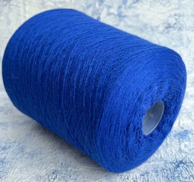 Fio 100% cashmere 1400m/100g (1531yd/3,52oz) cor azul royal, por 100g - Imagem 1 de 4