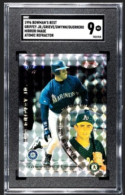 Bowman's Best Mirror Image Atomic Refractor 1996 RARO con Ken Griffey Jr. Foto 1 de 2