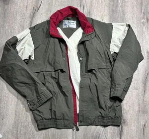 VTG Tourney Gore Tex Men’s Olive Tan  Jacket Zip Waterproof Golf Mens Medium - Picture 1 of 7