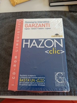 Dizionario inglese Italiano Hazon Garzanti Garzanti Linguistica Cd Rom Sealed - Image 1 of 3