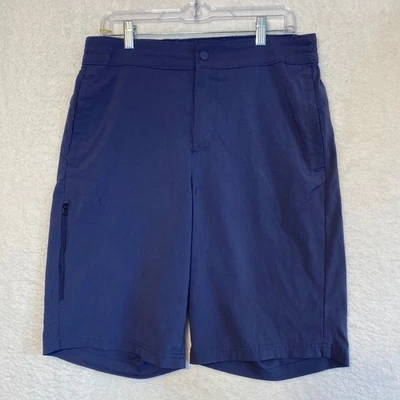 Columbia Mujer Talla 14 46 Azul Marino Nylon Elastizado Senderismo Pantalones Cortos Bolsillo con Cremallera Foto 1 de 4