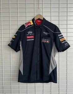 Pepe Jeans Red Bull Racing F-1 Button Shirt Mens Size M/L Teamline Race - Picture 1 of 18