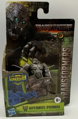 Transformers Rise Of The Beasts Optimus Primal Beast Alliance Prime Figure New - Image 1 of 4