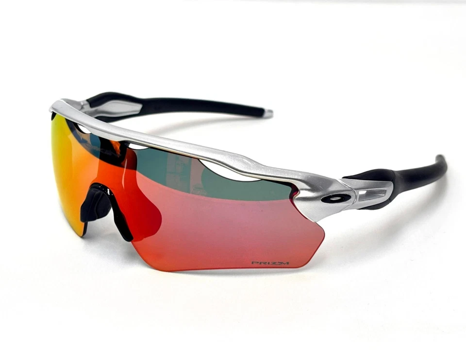 NUEVO OO9208 Oakley Radar EV Patn Gafas de sol Marco plateado Lentes polarizadas Foto 1 de 4