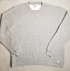 Vtg Russell Athletic Blank Crewneck Sweatshirt Gray 90s Size XL Made In USA - Picture 1 of 10